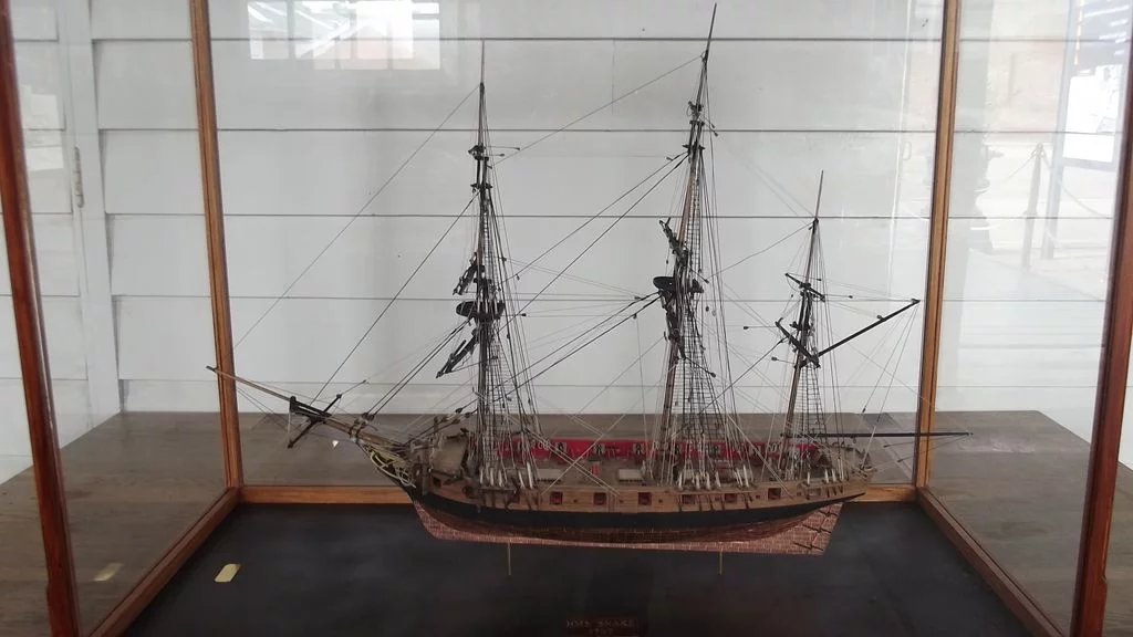 Fine Cased Model Of The 1797 Sloop HMS Snake - Image 3