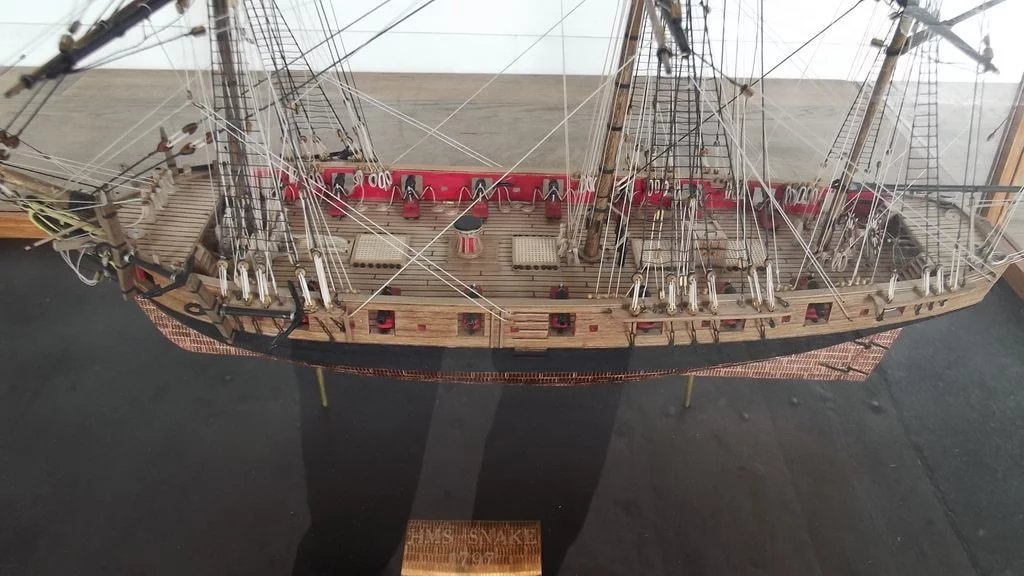 Fine Cased Model Of The 1797 Sloop HMS Snake - Image 4