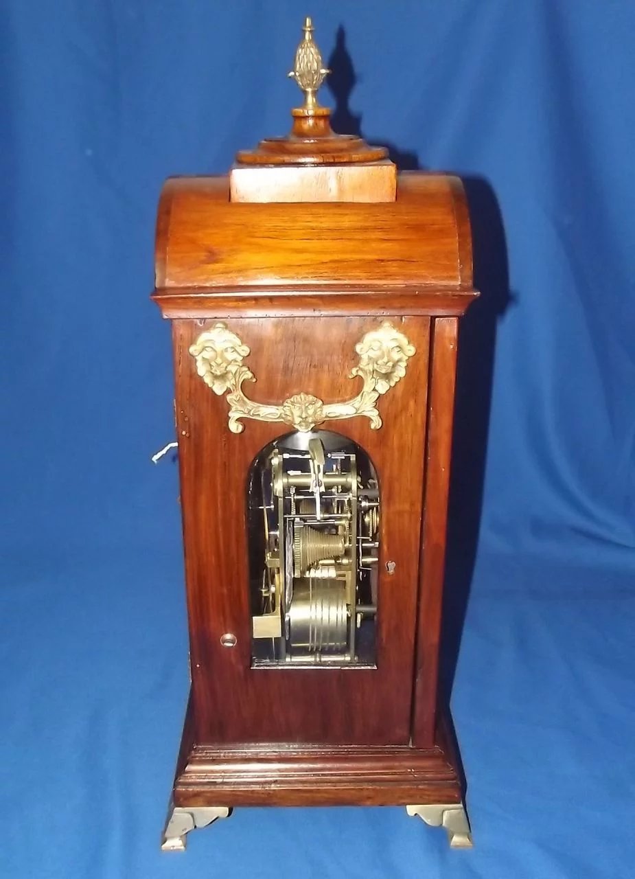 Fine Twin Fusee Regency Bracket Clock By Joseph Johnson 1780-1827 - Image 6