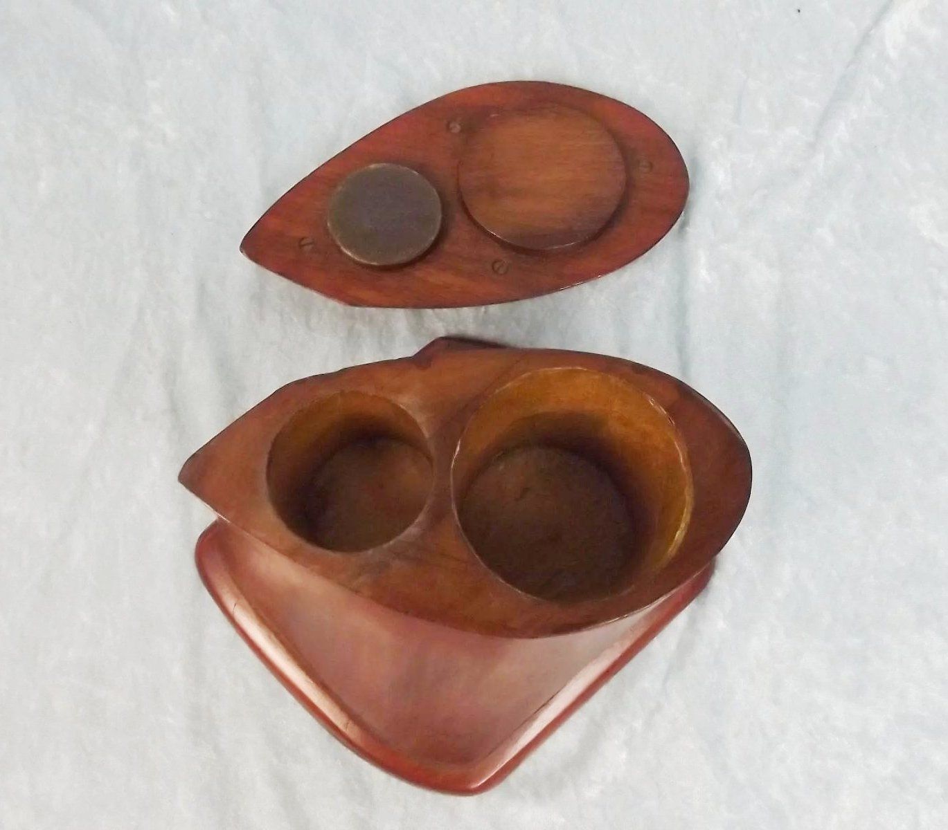 Fine WW1 Converted Propeller Blade Cross Section Caddy - Image 9