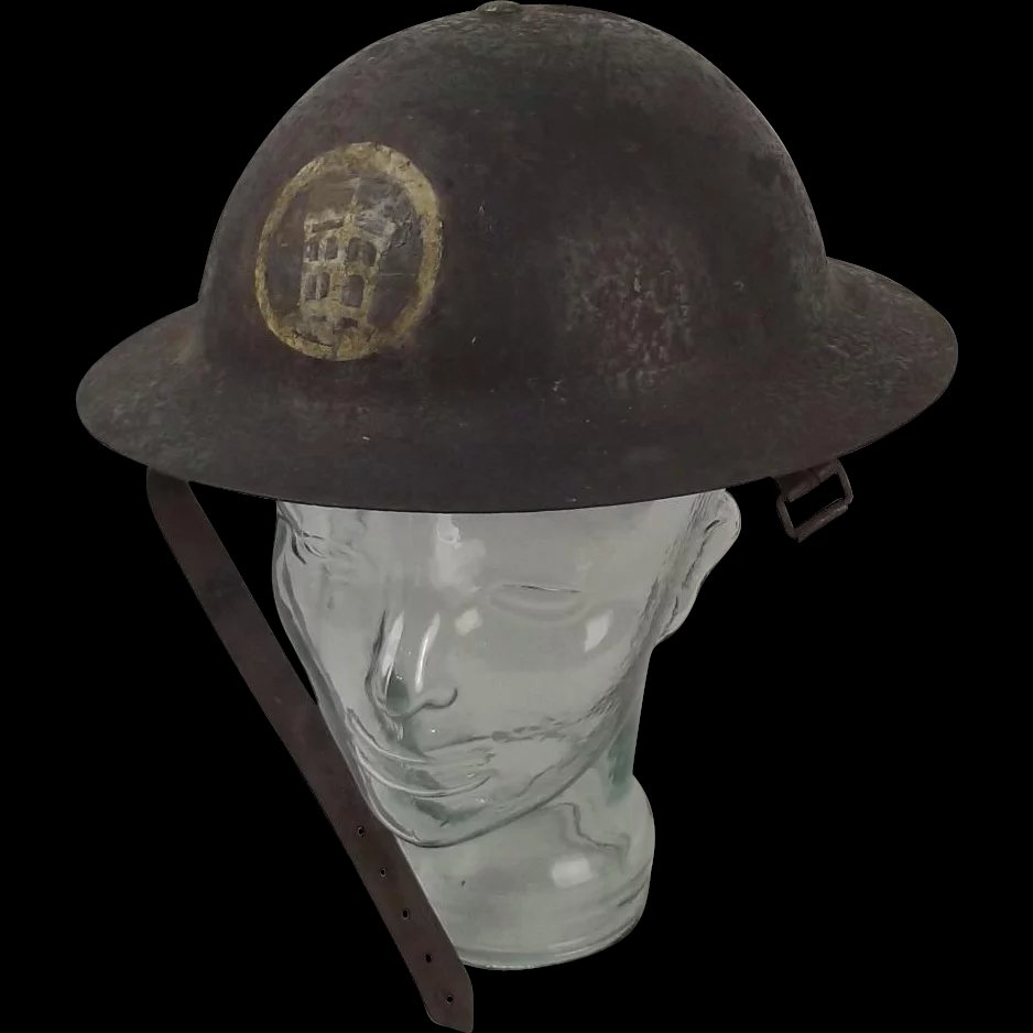 First World War 58th Division London Territorials Brodie Helmet c1916