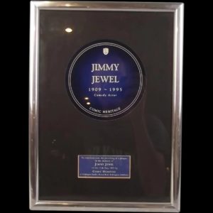 Framed Jimmy Jewel Comic Heritage Blue Plaque Commemorative