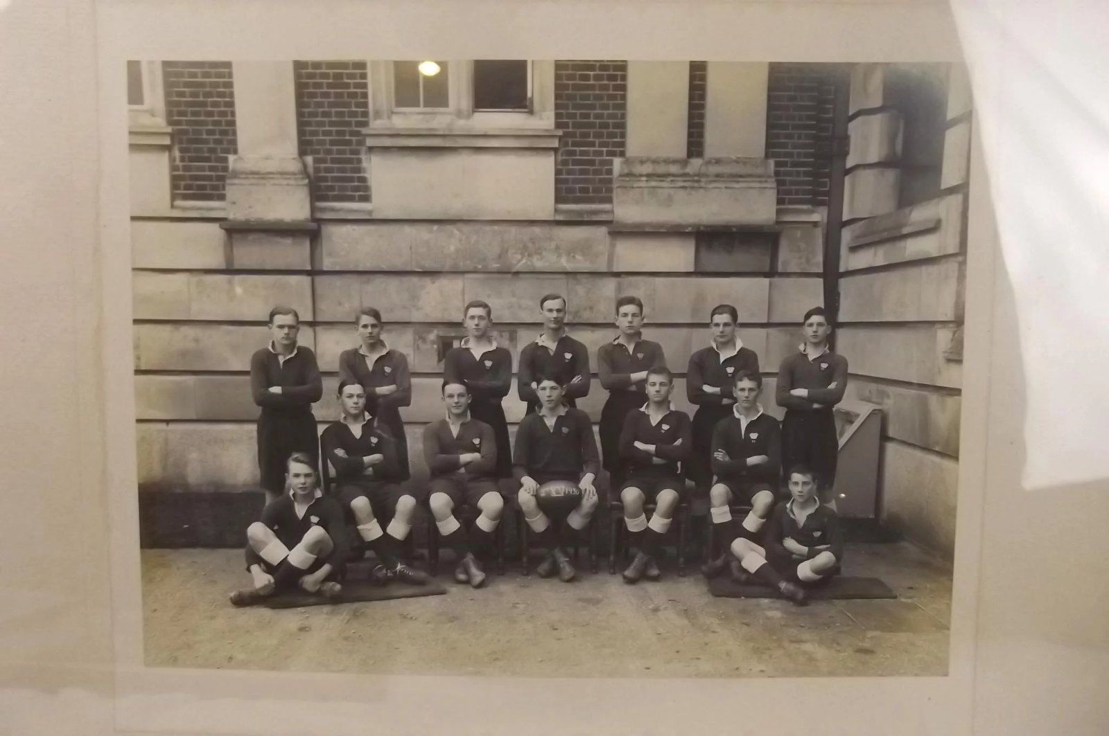 Framed Photograph Of The Dartmouth Royal Navy College Rugby 2nd XV Team 1930 - Image 3