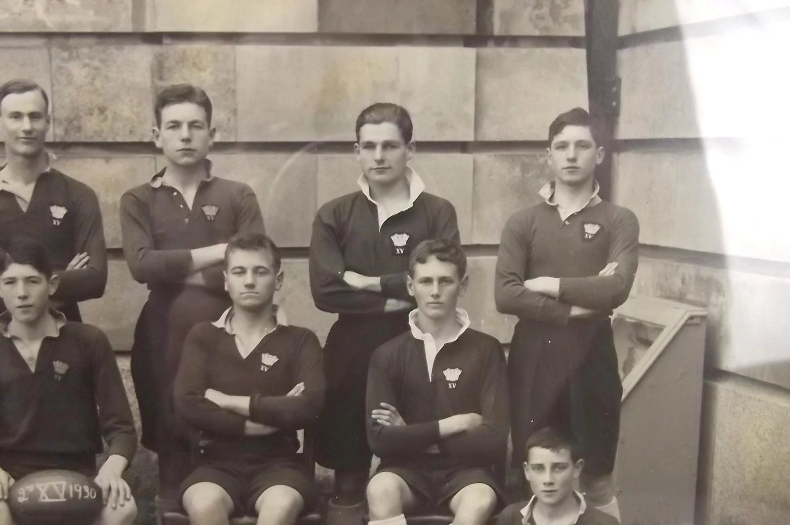 Framed Photograph Of The Dartmouth Royal Navy College Rugby 2nd XV Team 1930 - Image 4