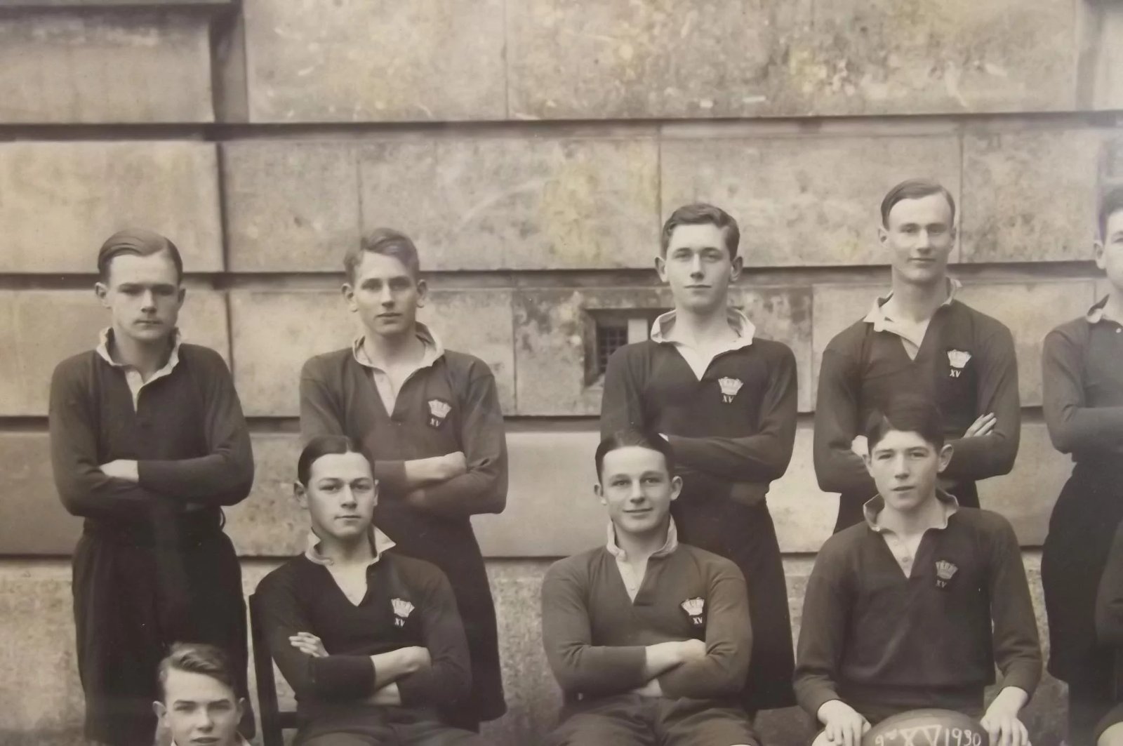 Framed Photograph Of The Dartmouth Royal Navy College Rugby 2nd XV Team 1930 - Image 5