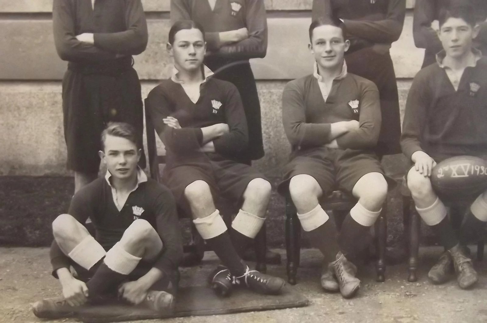 Framed Photograph Of The Dartmouth Royal Navy College Rugby 2nd XV Team 1930 - Image 6