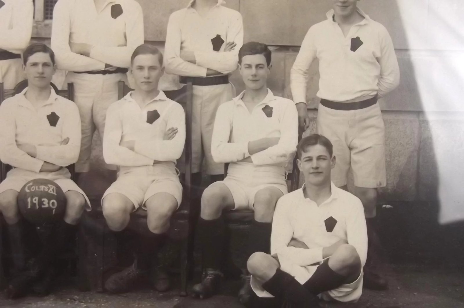 Framed Photograph Of The Dartmouth Royal Navy College Colts Soccer XI Team 1930 - Image 7