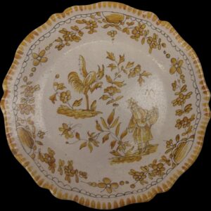 French Faience Plate c1800 #2