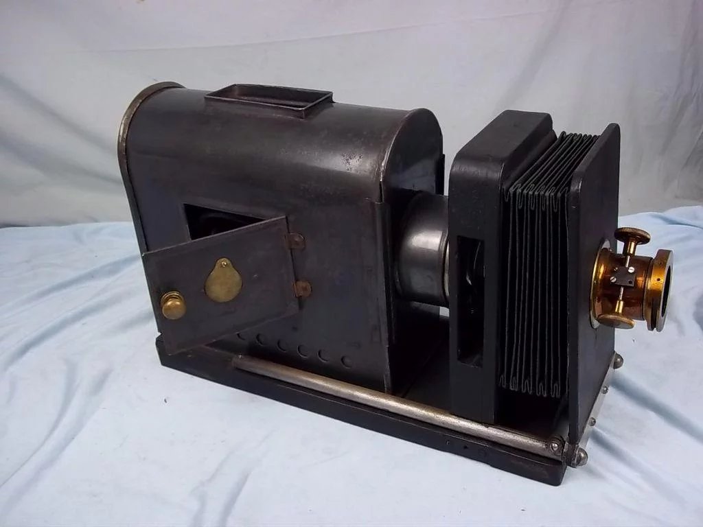French Magic Lantern Slide Projector c1920 - Image 2