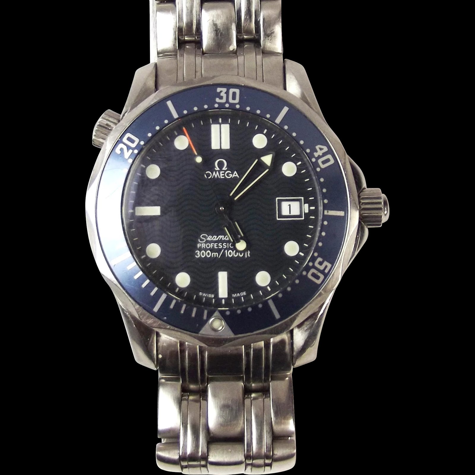 Gents Omega Seamaster Professional Waterproof Wristwatch