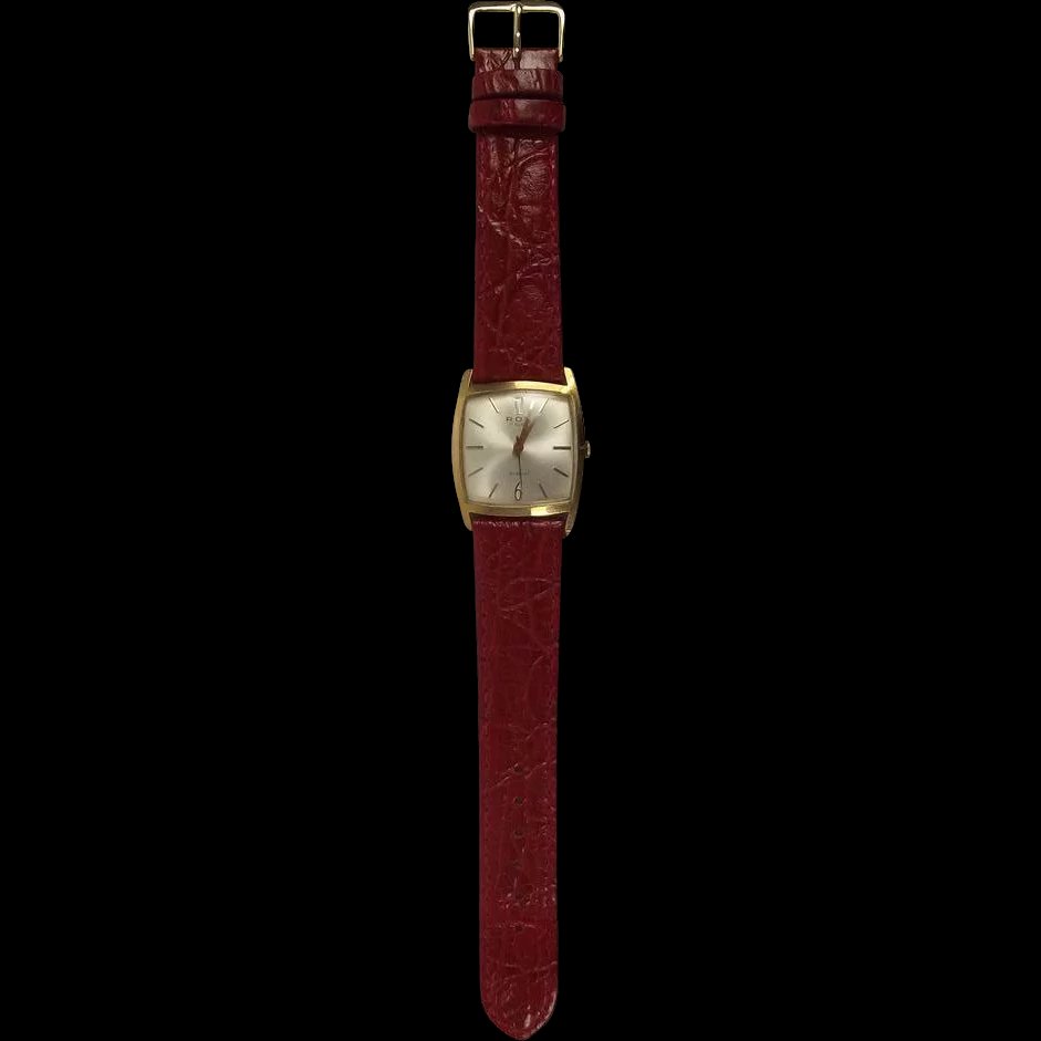 Gents Rox-Incabloc Gold Plated Wristwatch C1970