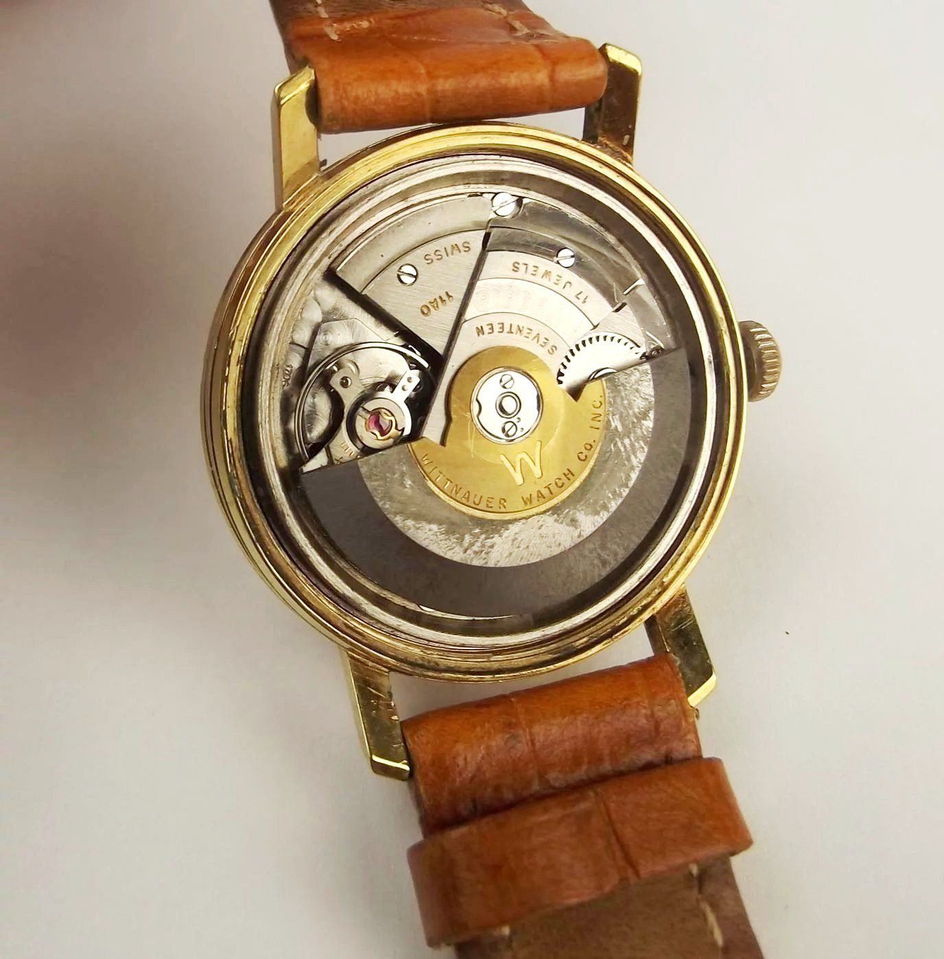 Gents Wittnauer-Longines Gold Plated Wristwatch – Boxed c1960’s - Image 6