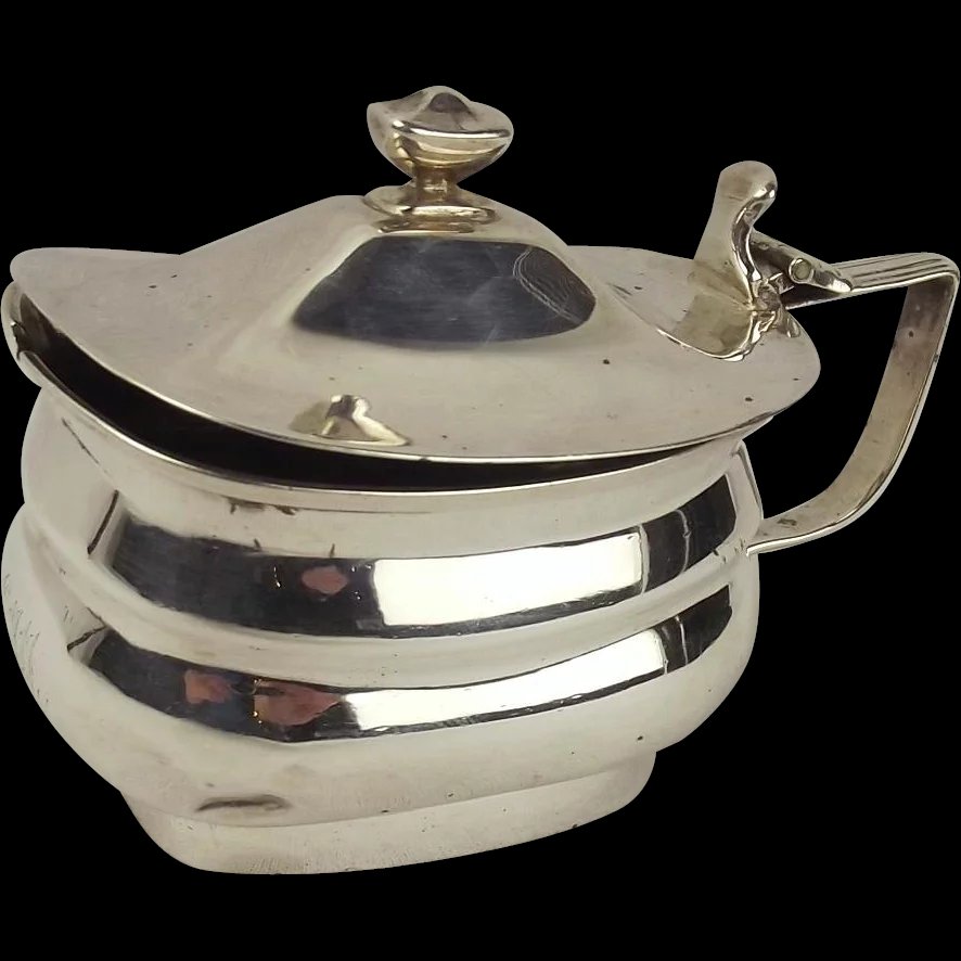 George III Silver Mustard Pot