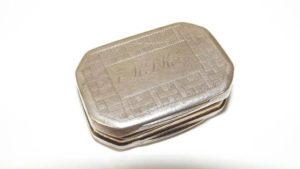 A George III Silver Vinaigrette Birmingham, 1806 by Samuel Pemberton