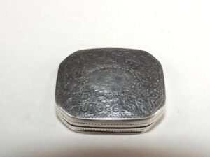 George III Silver Vinaigrette Birmingham 1818 By John Bettridge