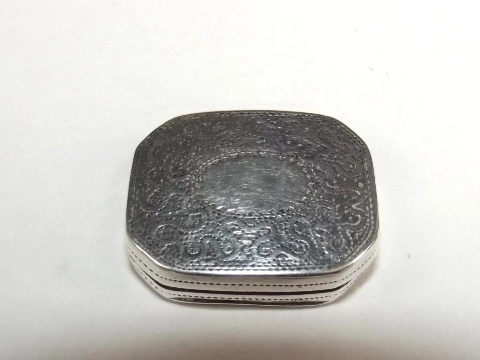 George III Silver Vinaigrette Birmingham 1818 By John Bettridge