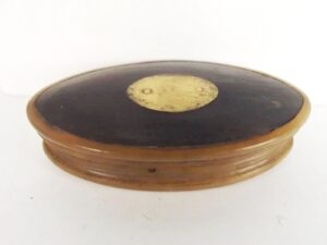 Georgian Cow Horn Oval Snuff Box