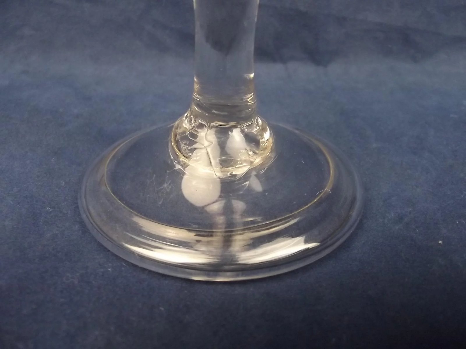 Georgian Etched Trumpet Bowl Gin Glass - Image 8