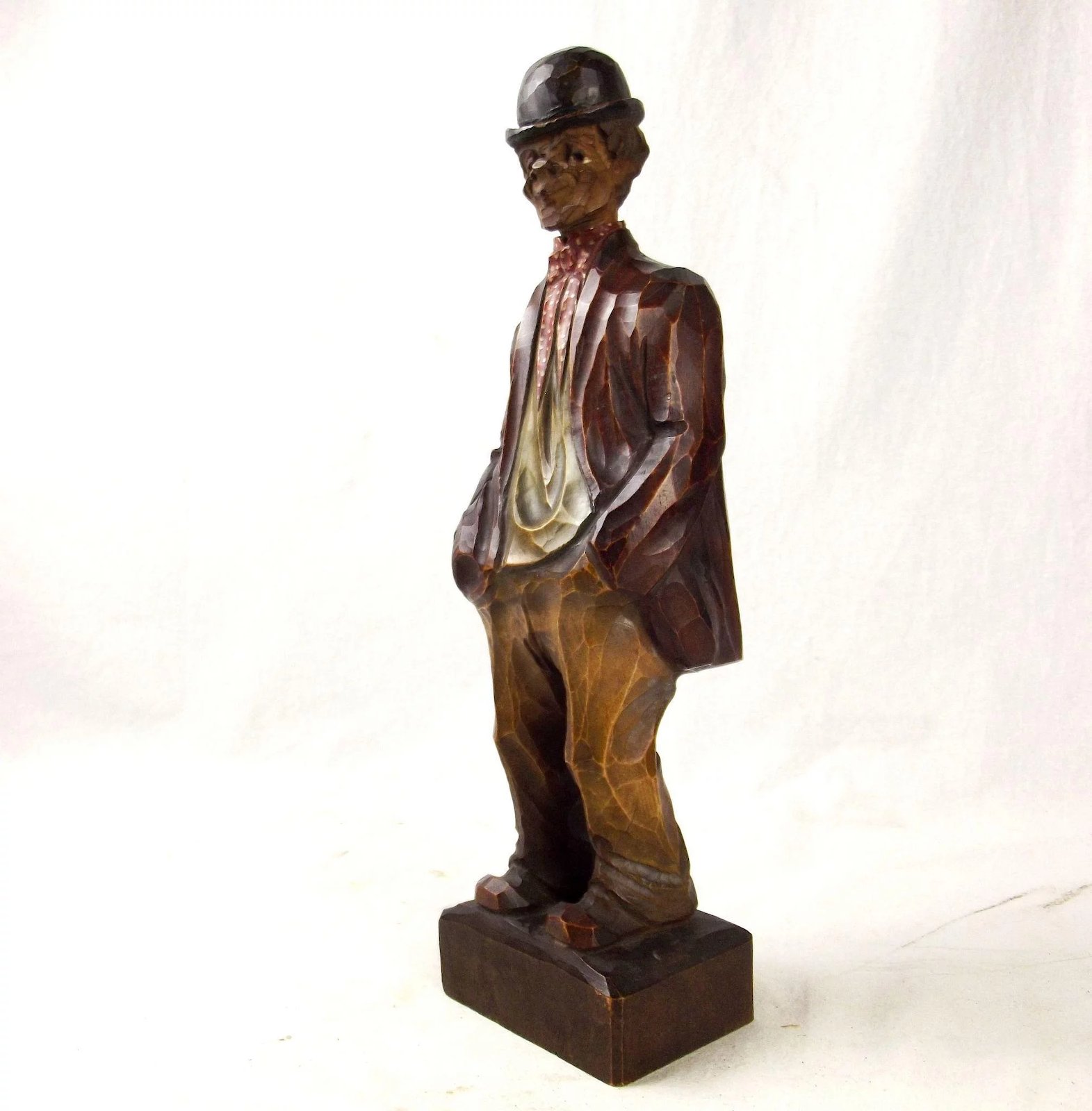 German Sycamore Polychrome Whistling Tramp By Karl Griesbaum - Image 2