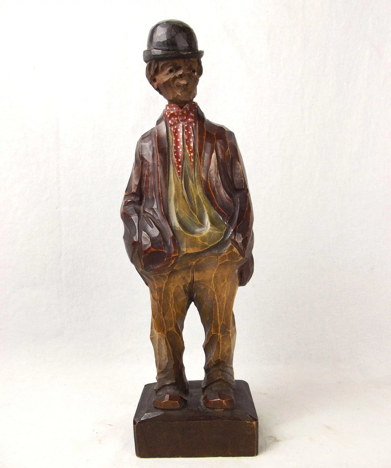 German Sycamore Polychrome Whistling Tramp By Karl Griesbaum - Image 3