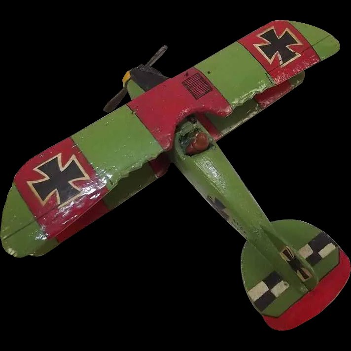Givejoy Toys Skybirds 1/72nd Scale Aircraft Albatros D.V Green/Red Made 1935-42