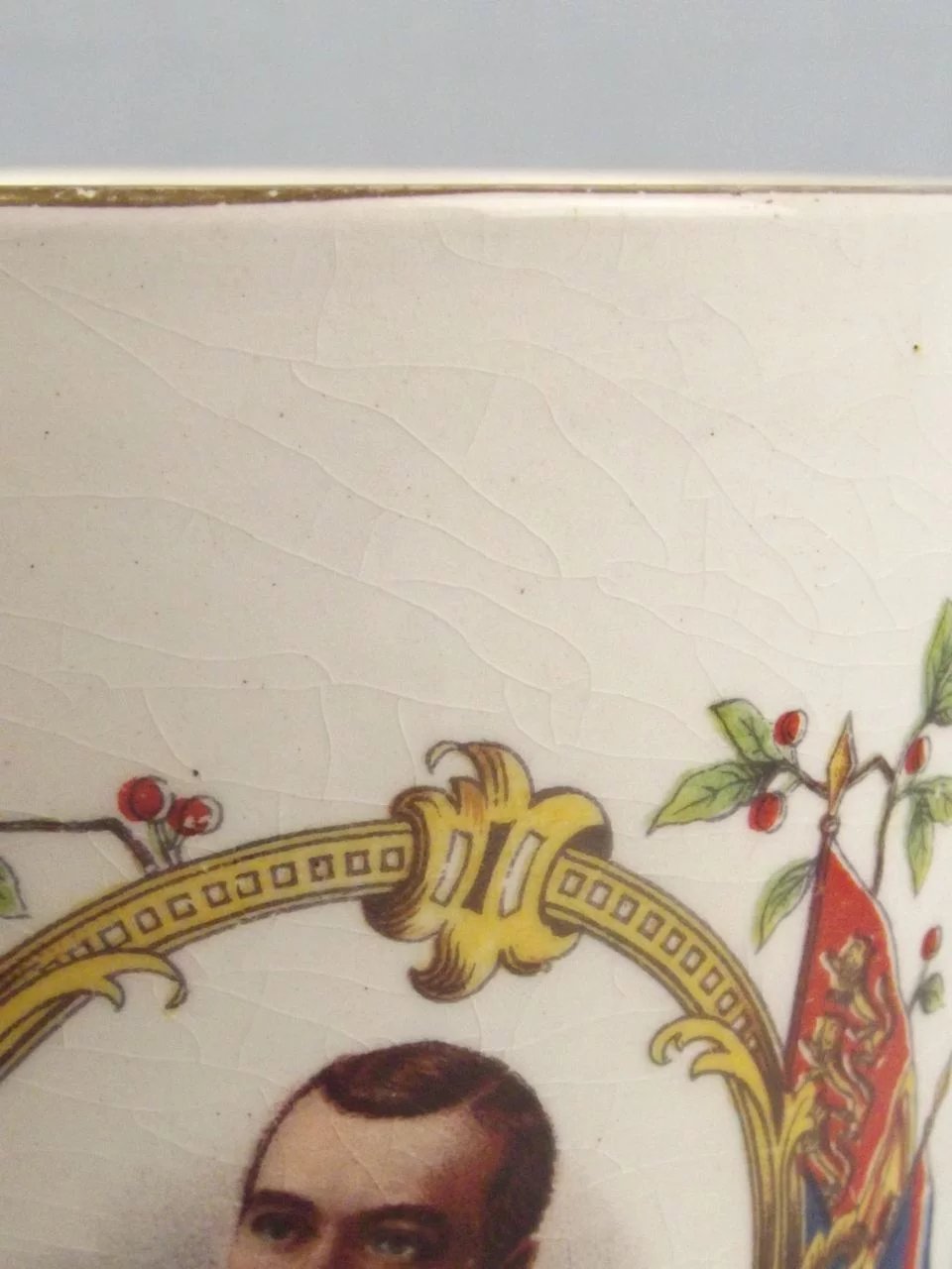 Gosport King George V Coronation Porcelain Beaker 1911 - Image 8