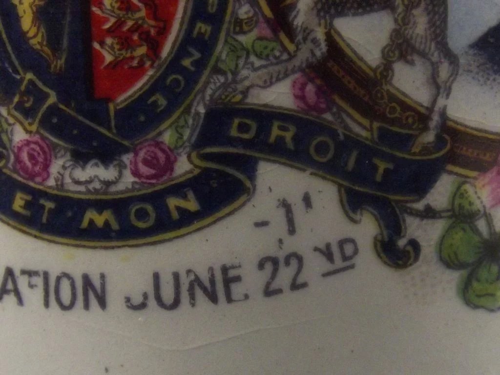 Gosport King George V Coronation Porcelain Beaker 1911 - Image 9