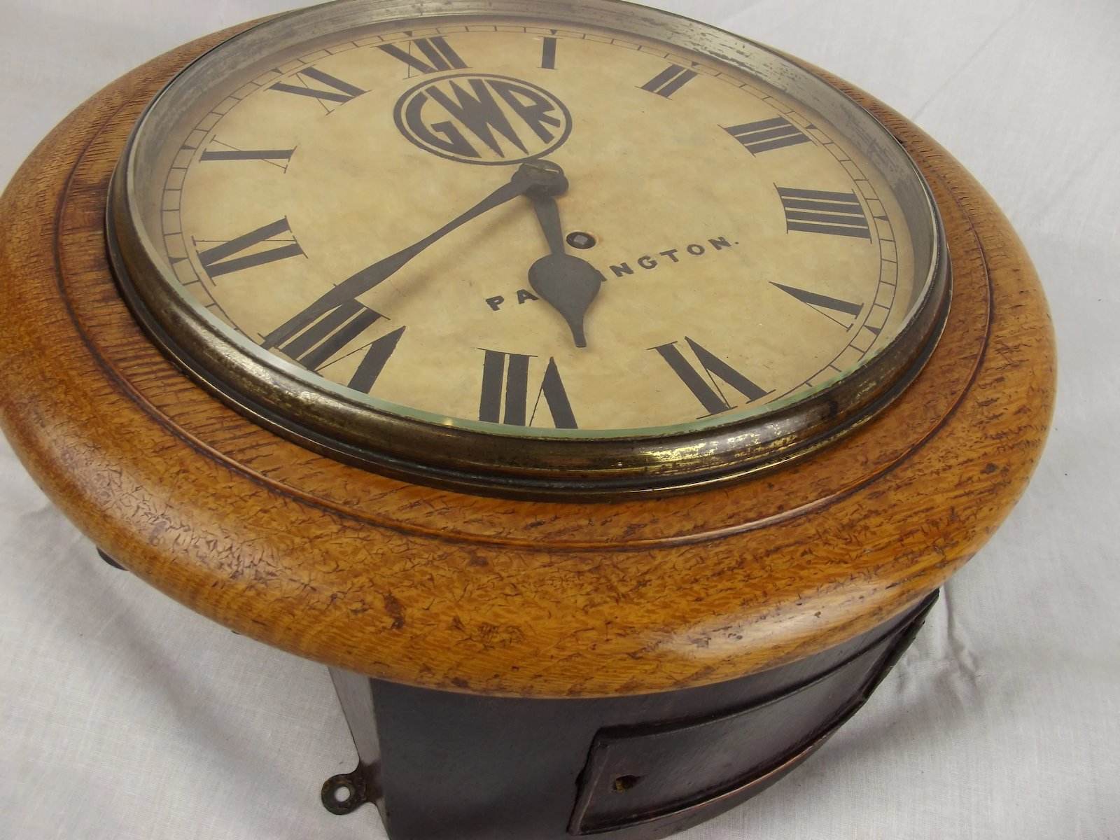 Great Western Railway Single Fusee Wall Clock - Paddington - Image 13