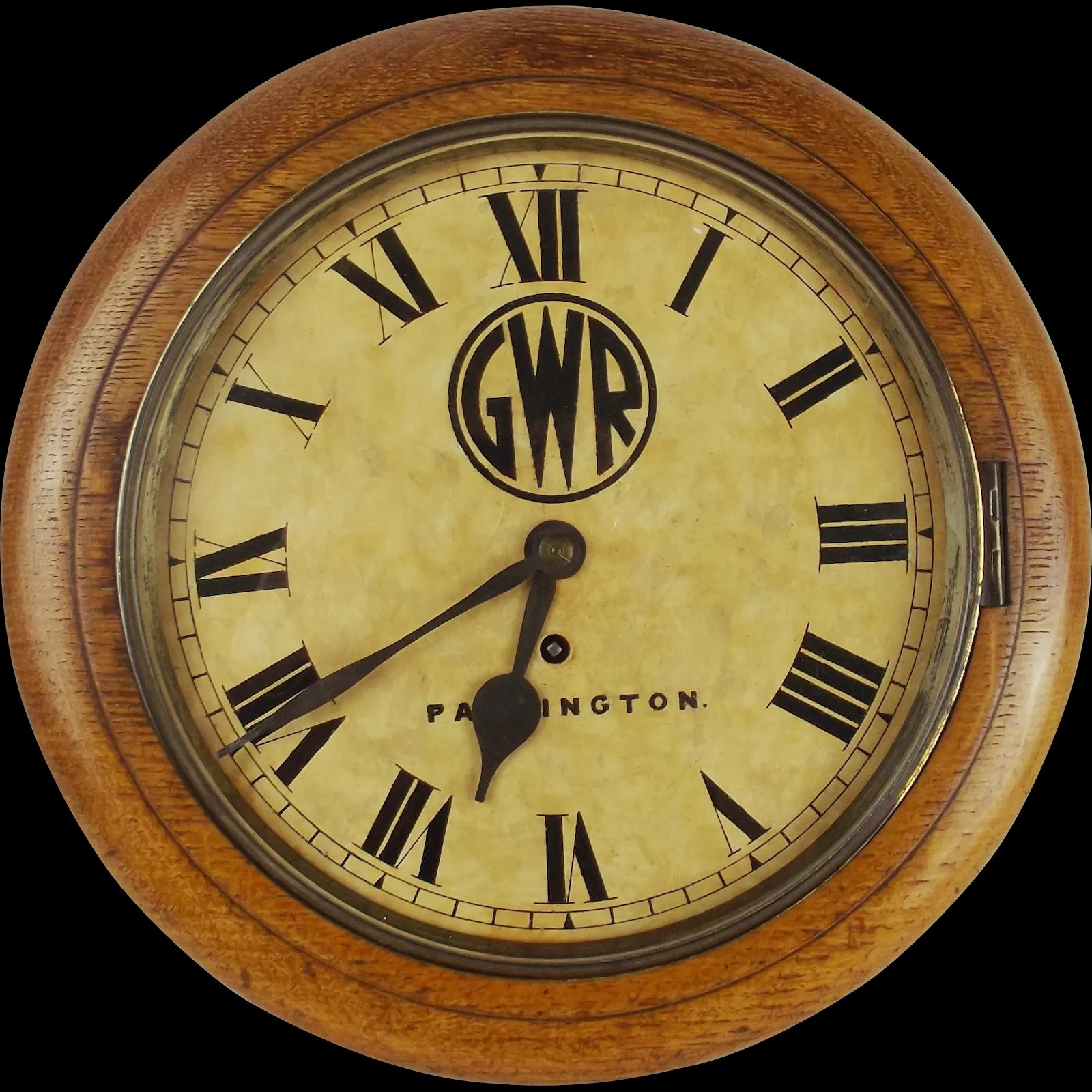 Great Western Railway Single Fusee Wall Clock - Paddington
