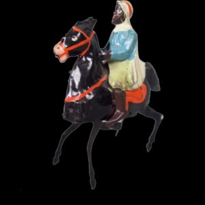 Gunthermann (Germany) Tinplate Clockwork Arab On Horseback, c.1930's