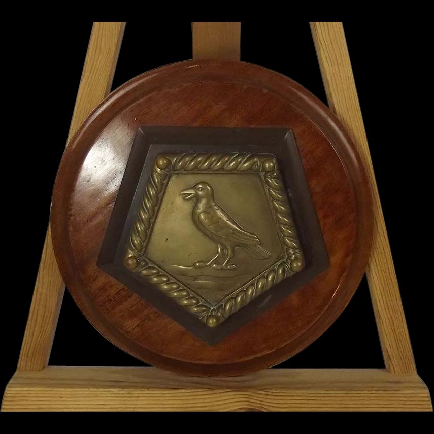 HMS Canterbury Bronze Tampion (Light Cruiser 1916)