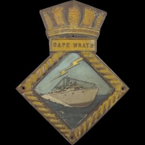 HMS Cape Wrath Bronze Ships Boat Badge