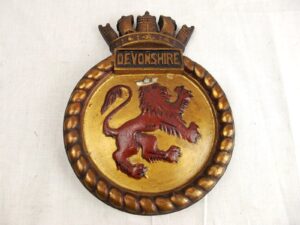 HMS Devonshire (D39) Boat Badge