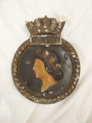 HMS Galatea 1964 Leander Class Frigate Boat Badge