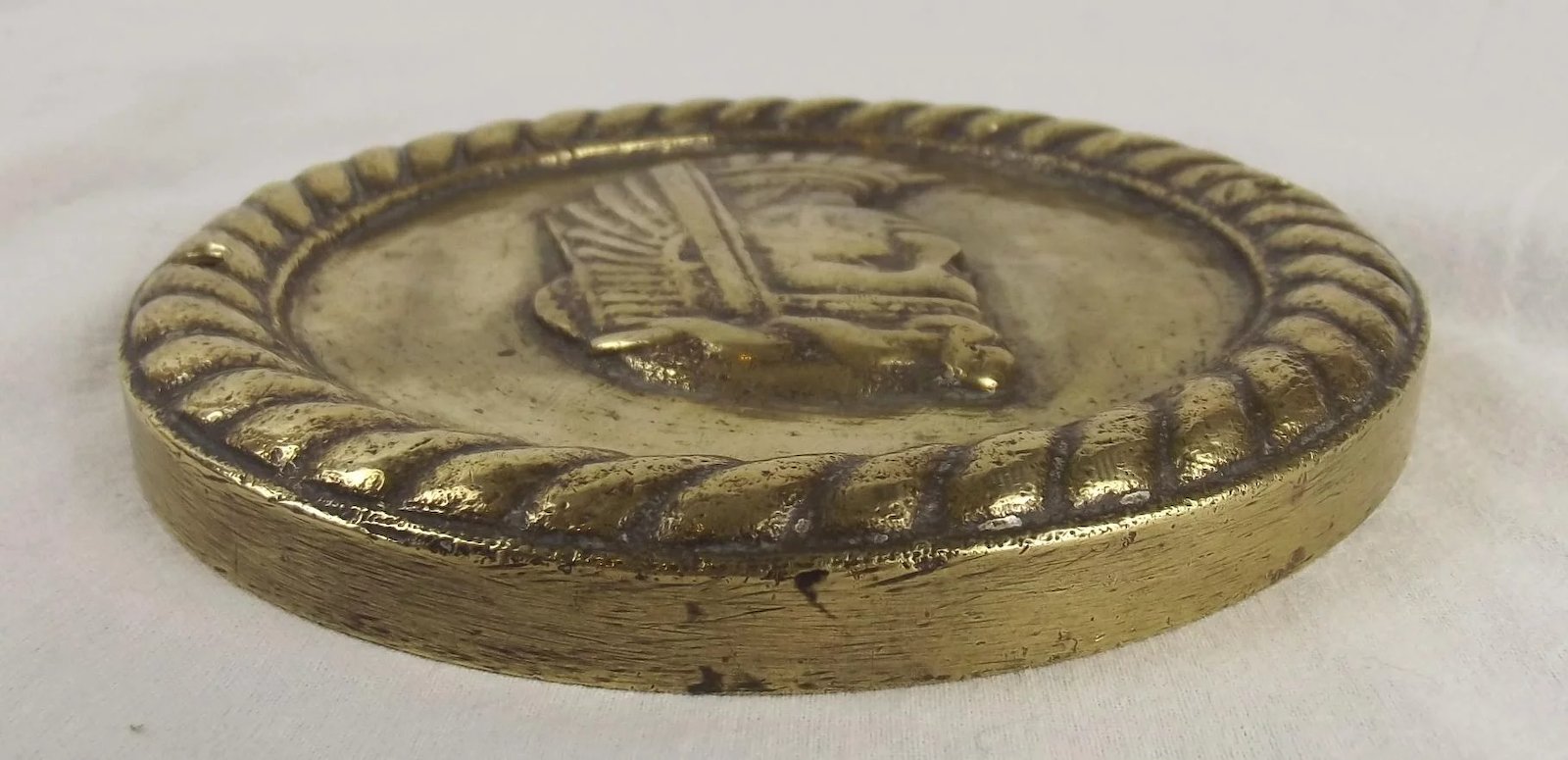 HMS Isis 1937 D87 Bronze Boat Badge - Image 7