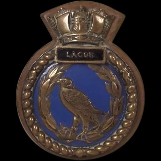 HMS Lagos (D44) Ships Bronze Crest, Battle Class Destroyer