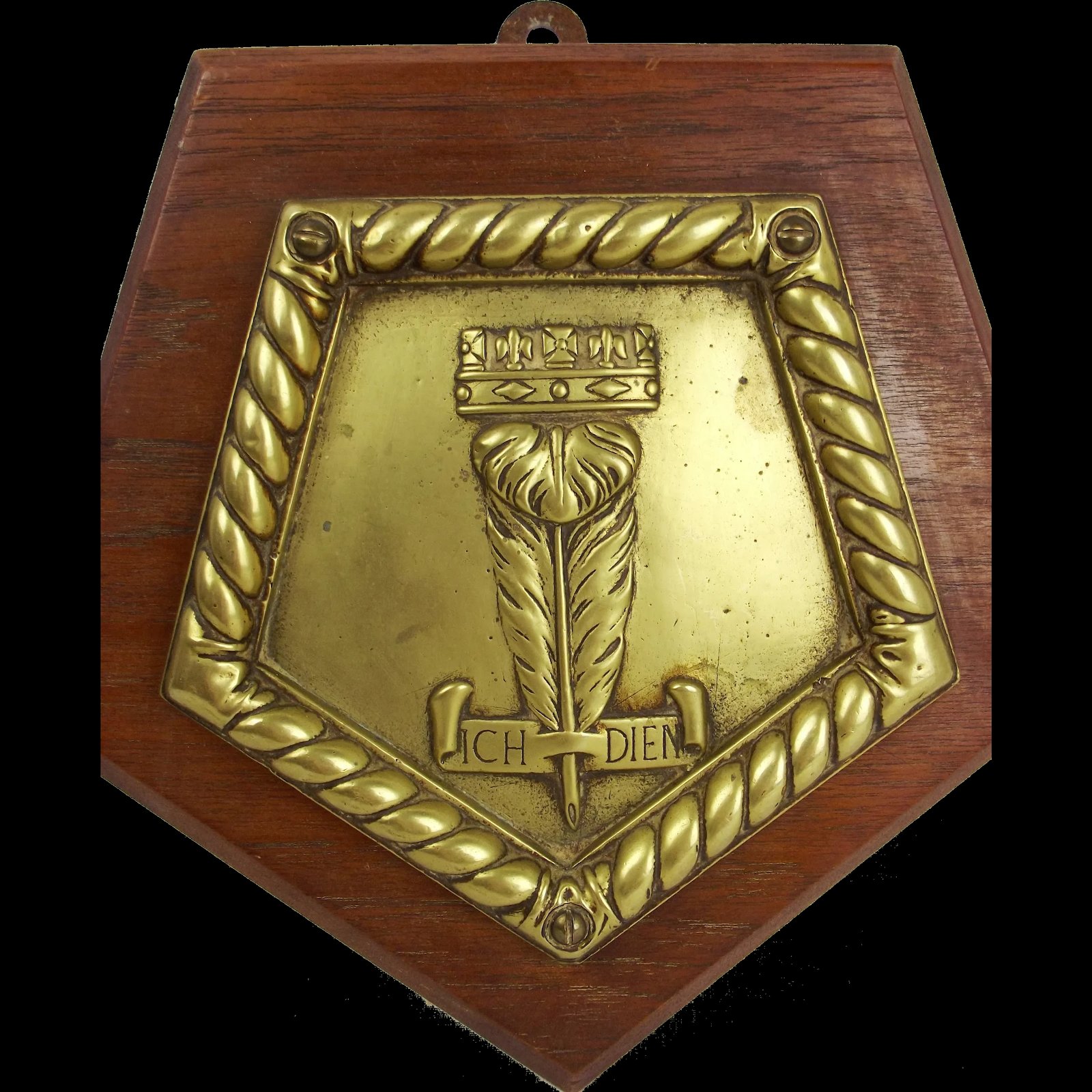HMS Norfolk (78) Mounted Bronze Ships Badge