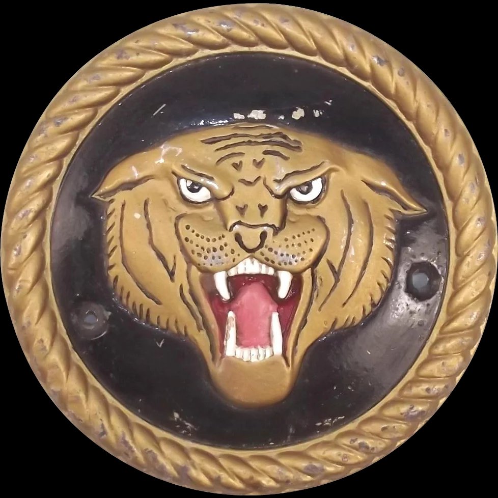 HMS Tiger (C20) Aluminium Ships Mess Crest