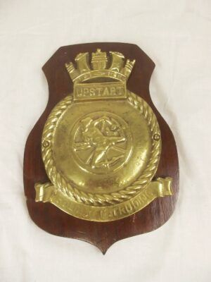 WW2 British HMS Upstart 1942 Royal Navy U Class Submarine Bronze Badge
