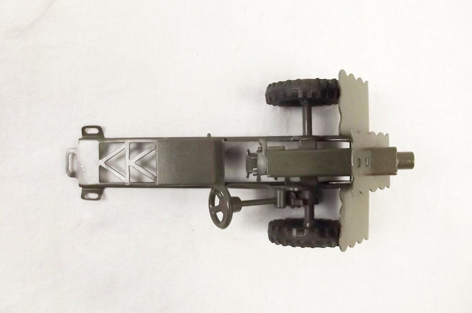 Hausser German Post War Tin Plate Toy 75 mm GebK 15 Mountain Gun - Image 6