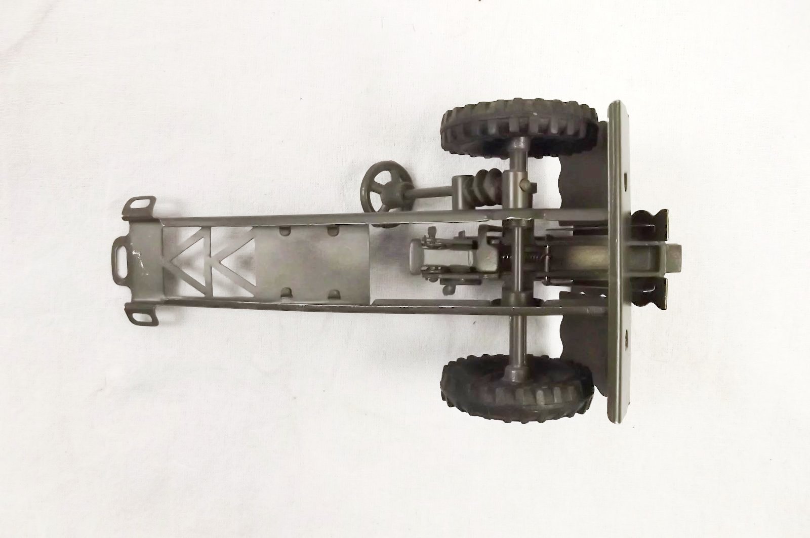 Hausser German Post War Tin Plate Toy 75 mm GebK 15 Mountain Gun - Image 7