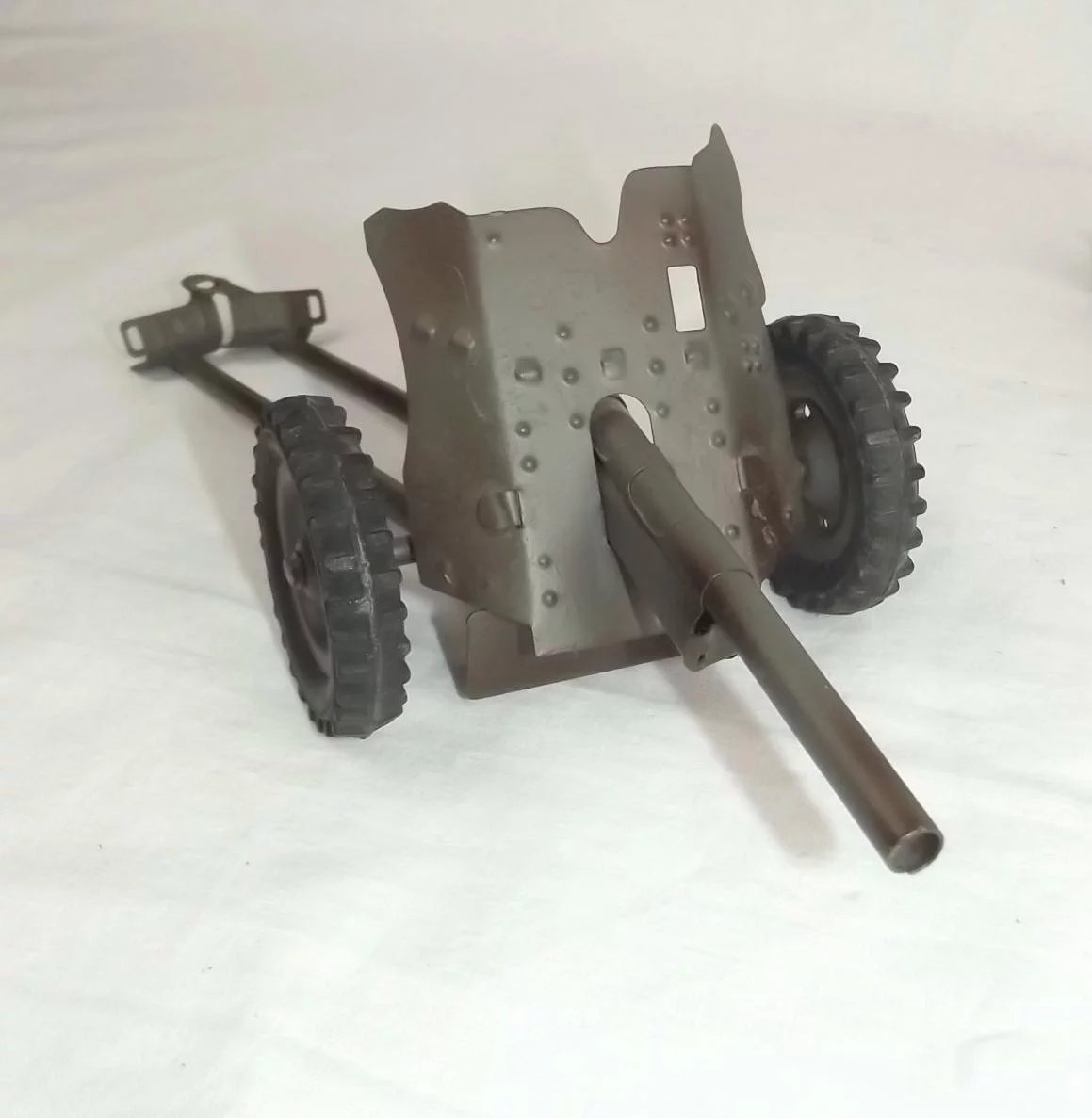 Hausser Post War Tin Plate Toy Model No. 719 Large Anti-Tank Gun - Image 4