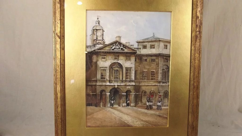 Horse Guards London - Watercolour Painting by Nora Davison - Signed - Image 3