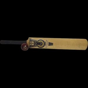 Hunts County Bats England Signature Series Signed Cricket Bat & Ball
