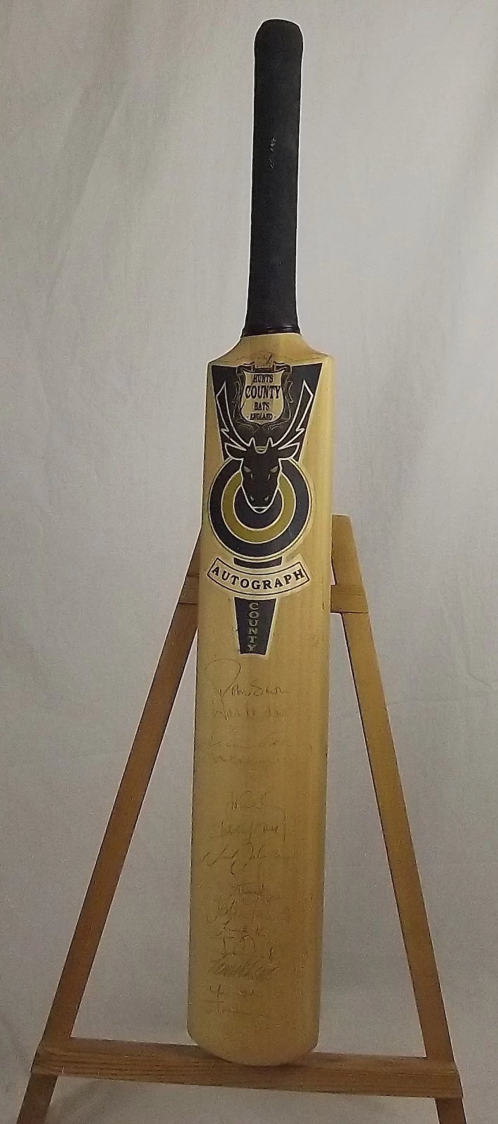 Hunts County Bats England Signature Series Signed Cricket Bat & Ball - Image 5