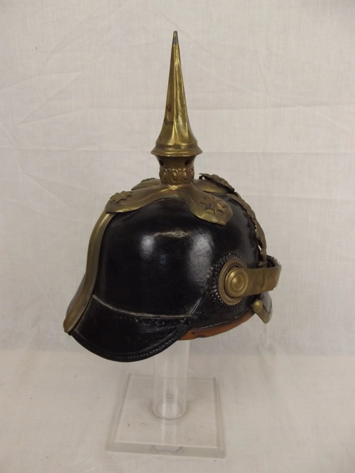Imperial German Army Bavarian Reserve Officers M1871 Pickelhaube Helmet