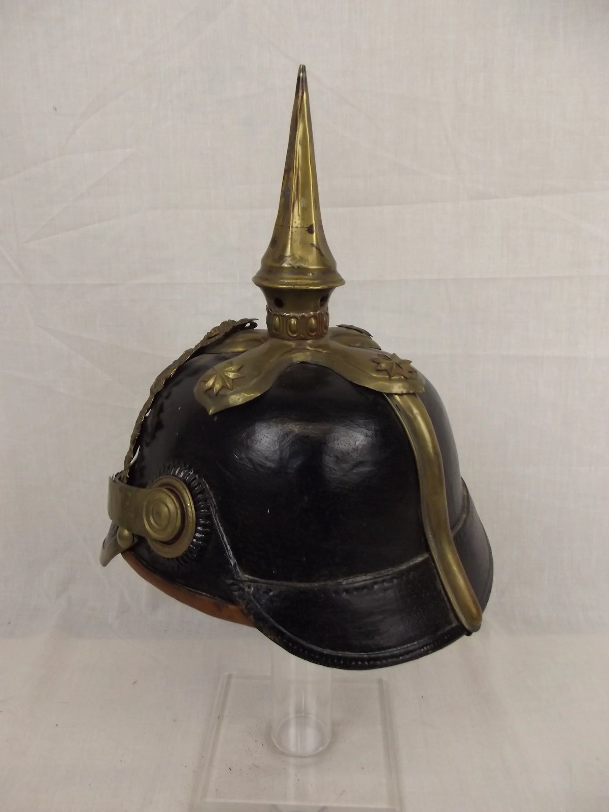 Imperial German Army Bavarian Reserve Officers M1871 Pickelhaube Helmet