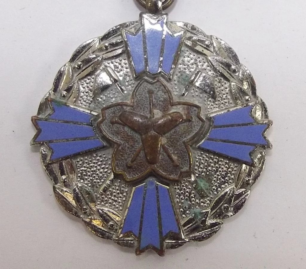 Imperial Japanese Fire Service Medal Kanagawa Prefecture - Image 3
