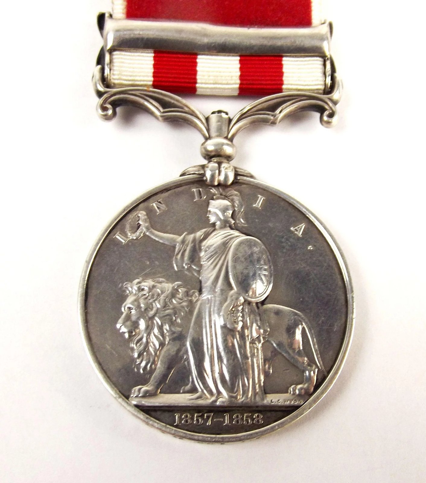 Indian Mutiny Medal 1858 LUCKNOW With Associated Paperwork - Image 5