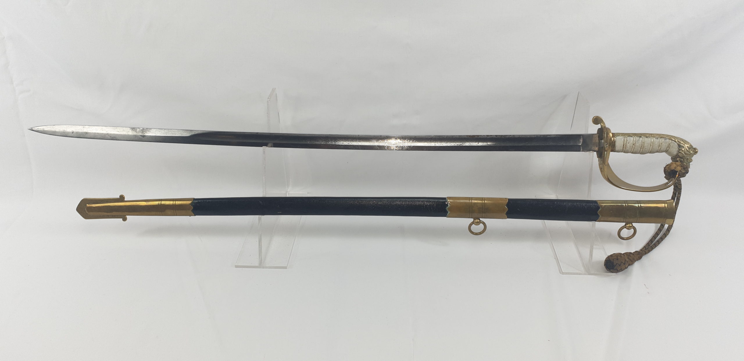 A Victorian 1827 Pattern Royal Navy Sword by Hancox of Portsmouth